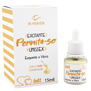 Permita-se Gel Oral Esquenta Vibra 15ML Intt - Leite Condensado