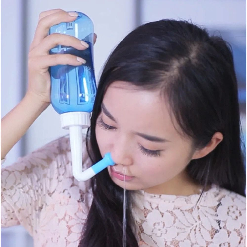 Higienizador Ducha Nasal Lavador Lavagem Sinusite - 300ml