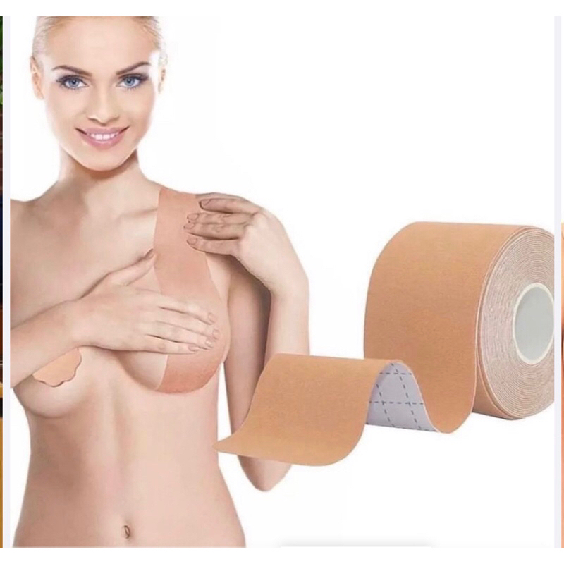 Sutiã Adesivo Fita Up 5m Levanta Peito Fita Para Seios Invisível boob tape