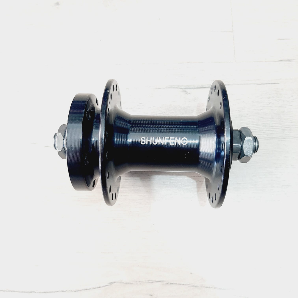 Cubo Dianteiro Disco Blocagem 36 Furos Bilha Preto Ciclismo Bike MTB - Shunfeng