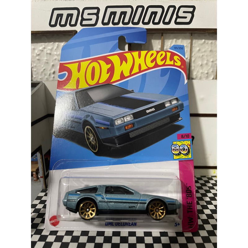 Hot Wheels The 80s 2023 - Dmc Delorean Cinza