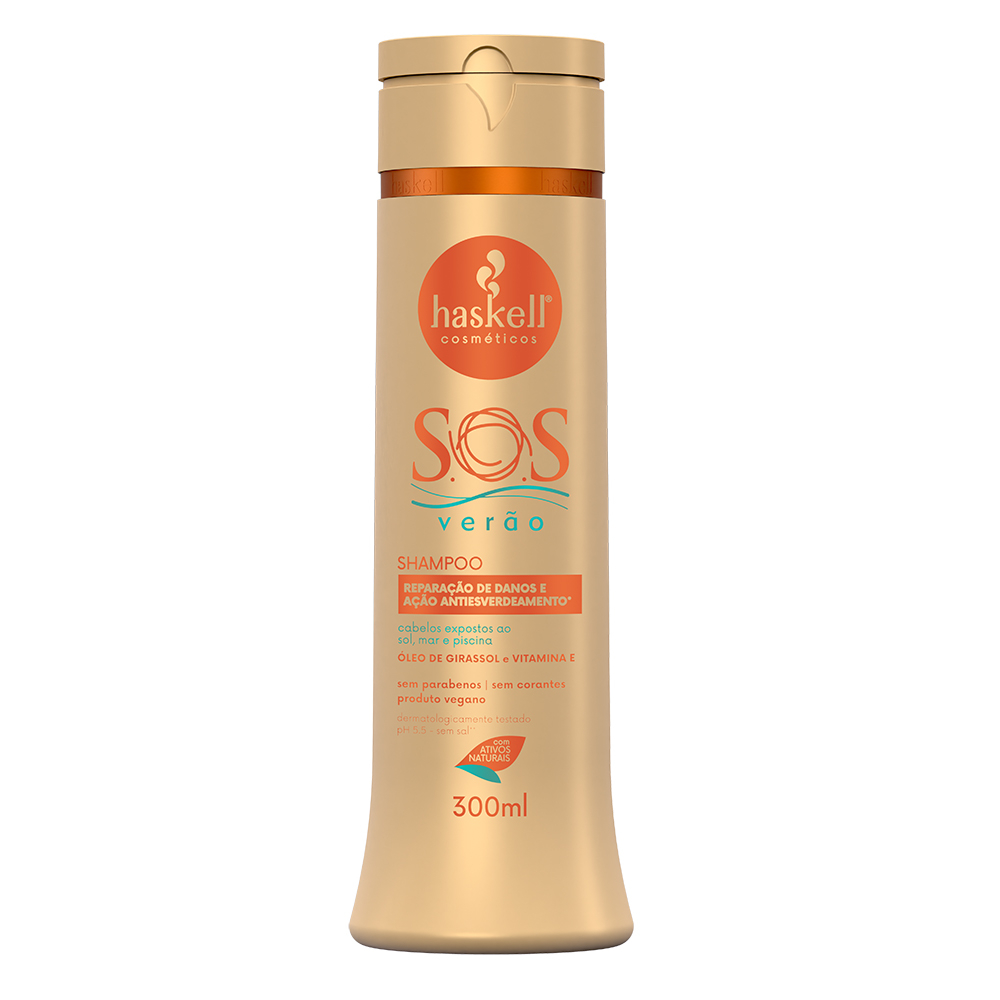 Shampoo Pós Sol S.O.S Verão 300ml Haskell