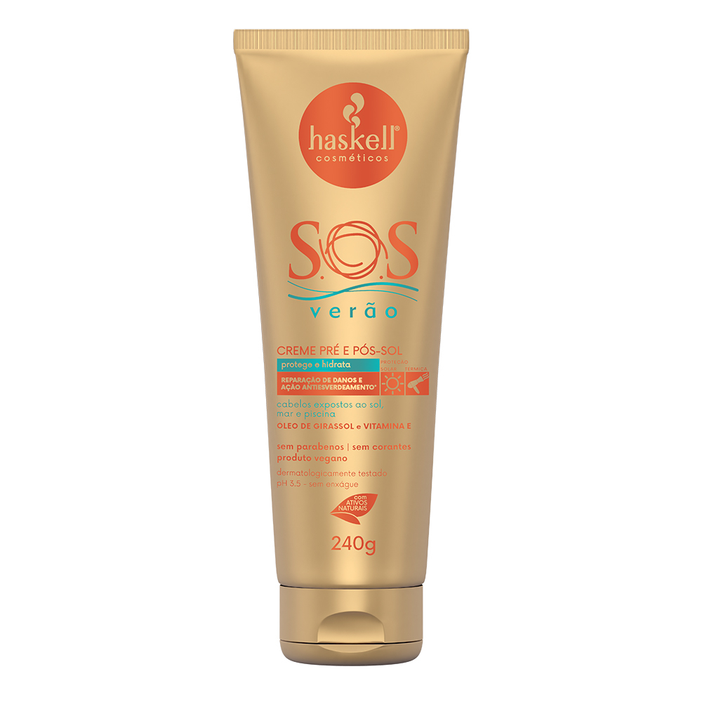 LEAVE IN CREME POS SOL SOS 240GR HASKELL