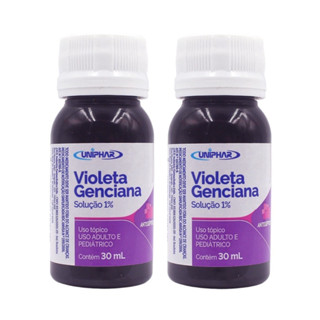 Kit 2 Violeta Genciana Uniphar 30ml Premium