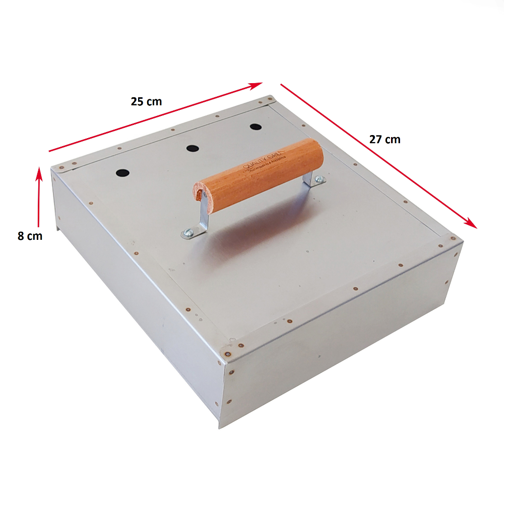 Tampa A Bafo Para Churrasqueira Ecológica Inox 430
