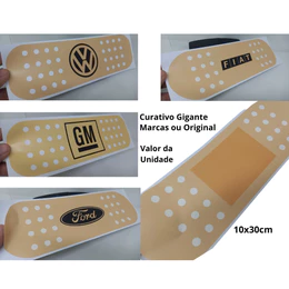 ADESIVO CURATIVO BAND-AID GIGANTE VOLKS, GM, FIAT, FORD, ORIGINAL / DECORATIVO LATARIA RATLOOK