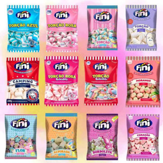 Marshmallow Vários Sabores 250g - Fini // ESCOLHA O SEU SABOR