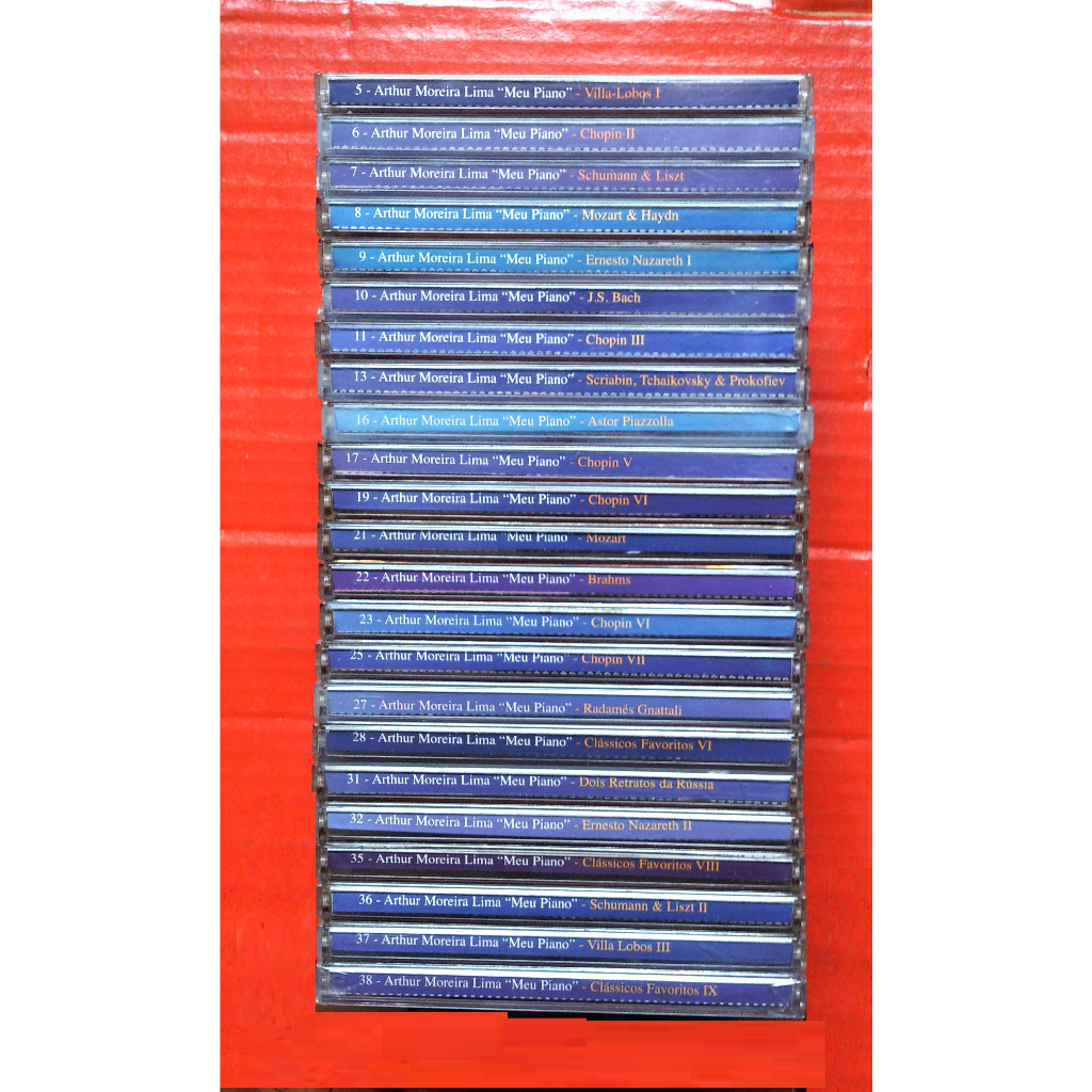 Cds Coleção Caras Arthur Moreira Lima - Meu Piano = 23 Cds