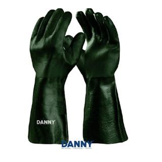 Luva de Segurança PVC Petronit Verde 35 CM Danny