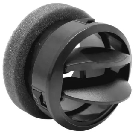 Par Difusor Saida De Ar Lateral Fiat Mobi Strada Preto