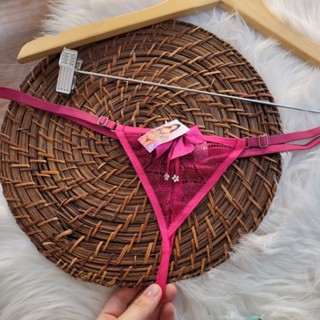 Calcinha fio dental sexy de renda com regulagem tanga sexi