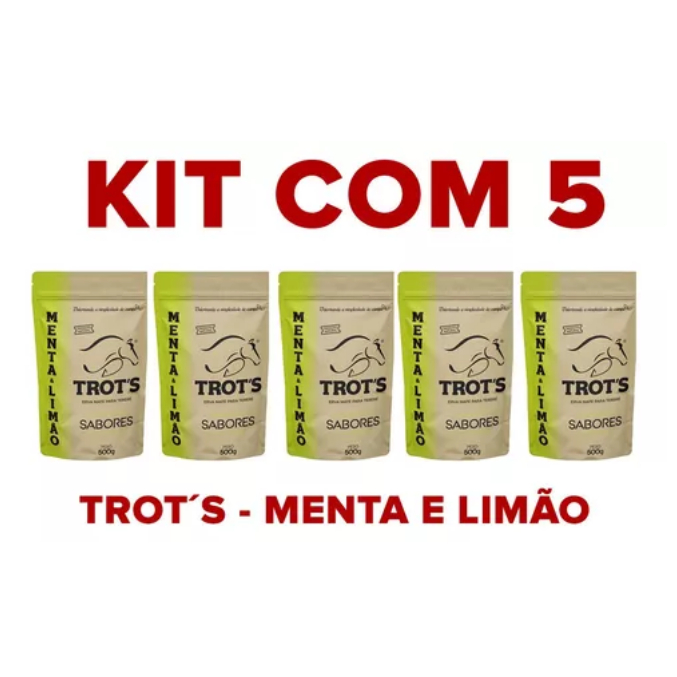 Kit Com 5 Erva Mate Para Tereré Trots - Menta E Limão