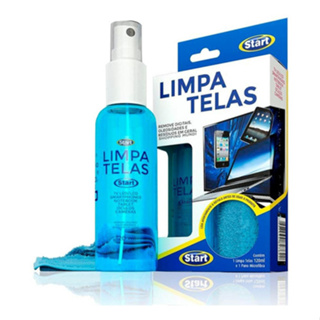Kit Limpa Telas Start 120ML Com Pano Microfibra 22x25CM em Oferta na Shopee