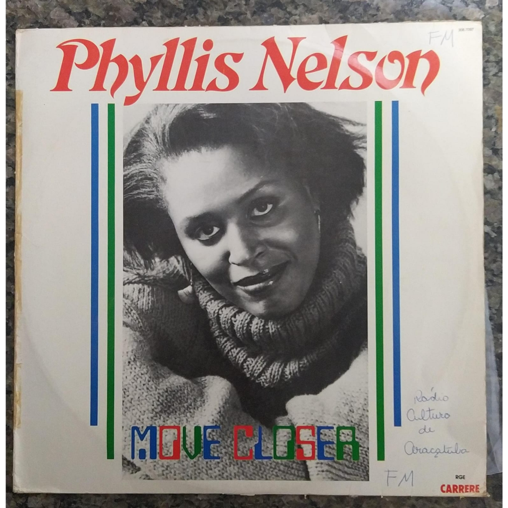 Lp Phyliis Nelson-move Closer 1985 Rge Carrere