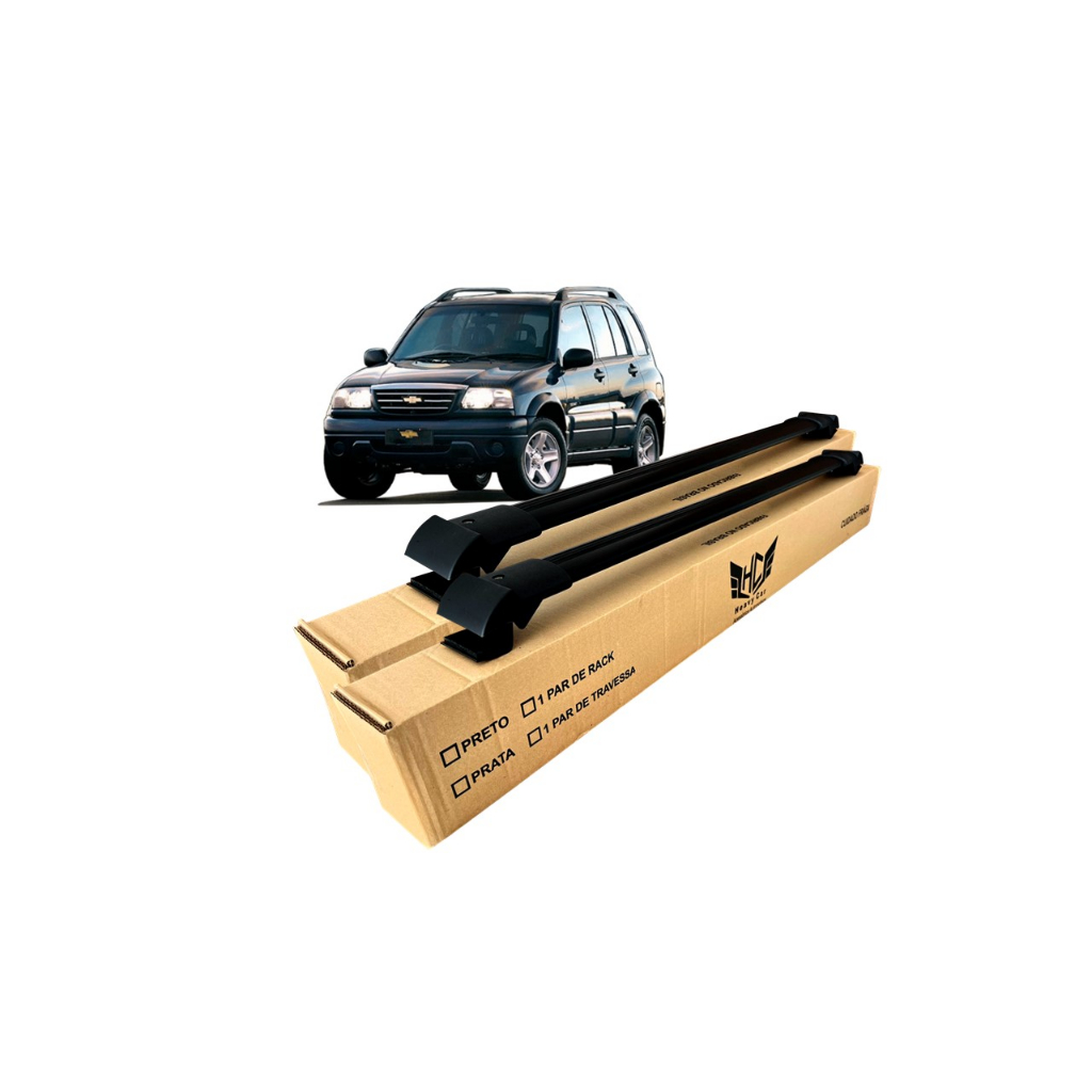 Rack Travessa de Teto Chevrolet Tracker 2006 A 2010 Bagageiro Larga