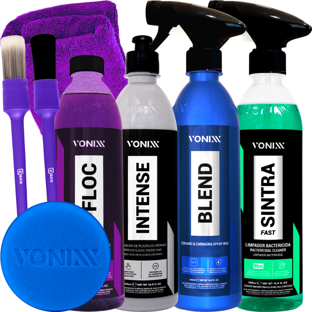 Kit Shampoo V-Floc Cera Blend Sintra Fast Intense Vonixx + Pinceis Zacs em Oferta na Shopee