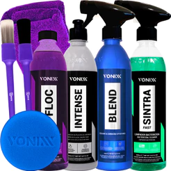 Kit Shampoo V-Floc Cera Blend Sintra Fast Intense Vonixx + Pinceis Zacs