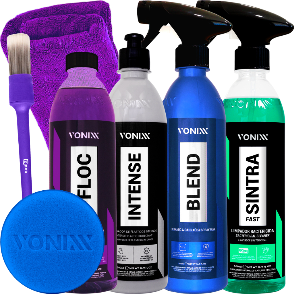 Kit Shampoo V-Floc Cera Blend Sintra Fast Intense + Pincel Interno Zacs em Oferta na Shopee