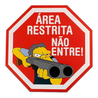 Placa Decoração Não Entre Área Restrita 20x30 MDF em Oferta na Shopee