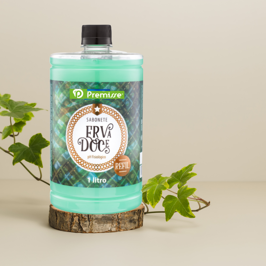 Refil Sabonete Líquido 1Lt Premisse para Mãos, Corpo e Rosto em Oferta na Shopee