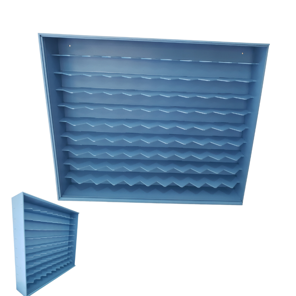 Expositor carrinhos 45graus hotwheels pintado para 100 miniaturas