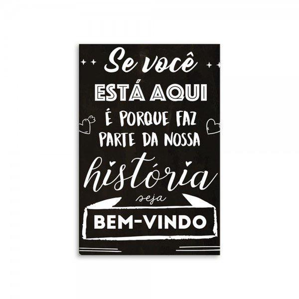 Placa Decorativa Seja Bem Vindo Mdf 20X30 em Oferta na Shopee