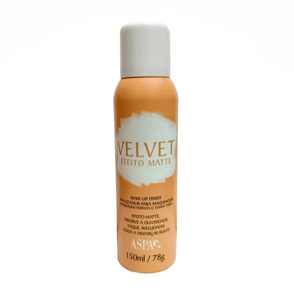 Fixador de Maquiagem Velvet Aspa Efeito Matte 150ml