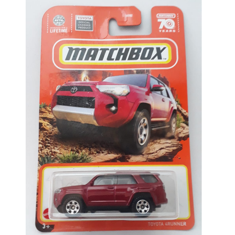 Toyota 4Runner - 2023 - Vinho - Matchbox - Mattel - 70 Anos - Lote F - Miniatura