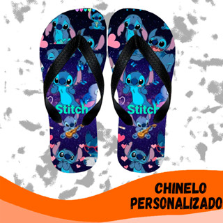 Chinelo Stitch Lilo Unissex Personalizado Anime Sandália