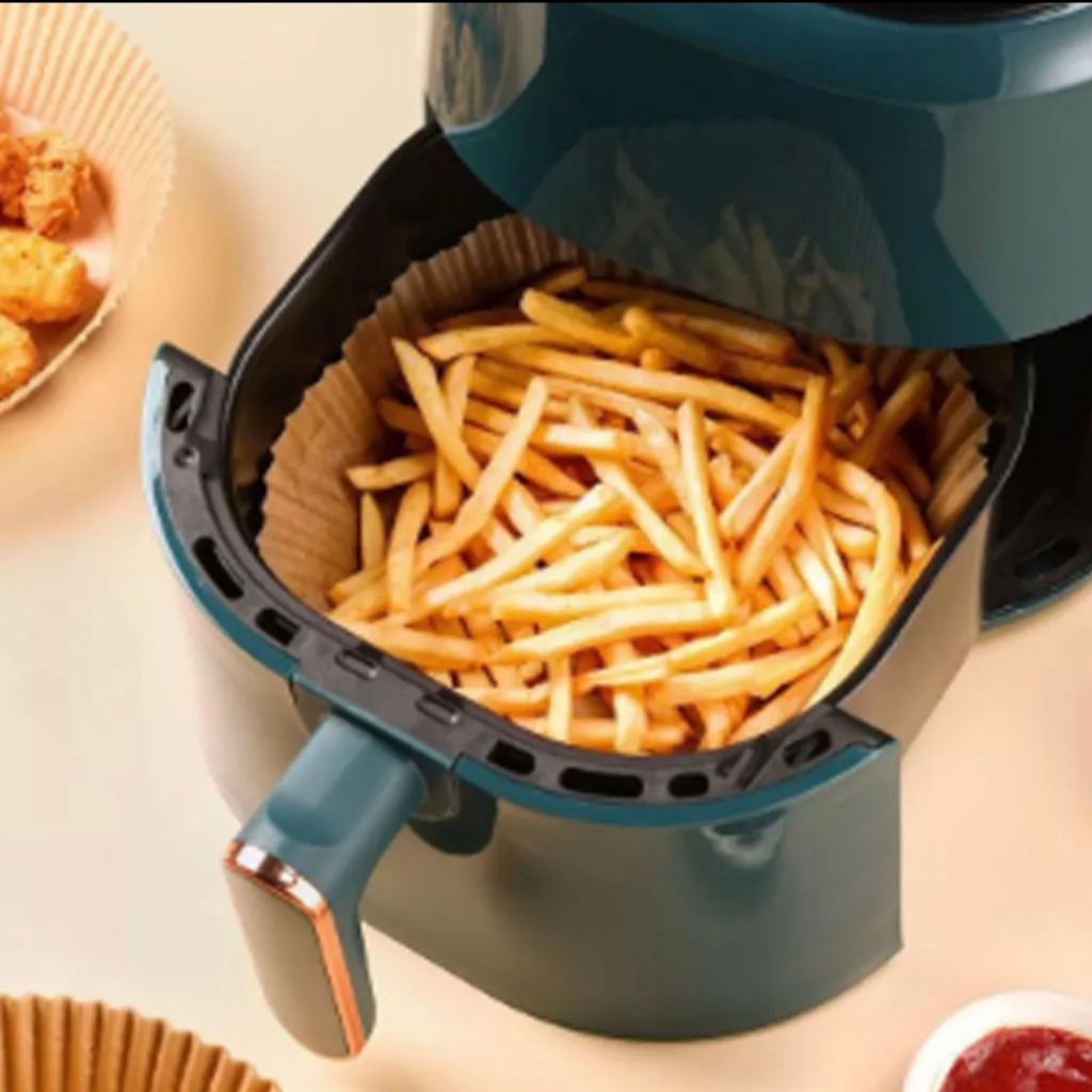Forro de Papel Descartável 50 Unidades Fritadeira Elétrica Airfryer-Runtoo Home&Living Store