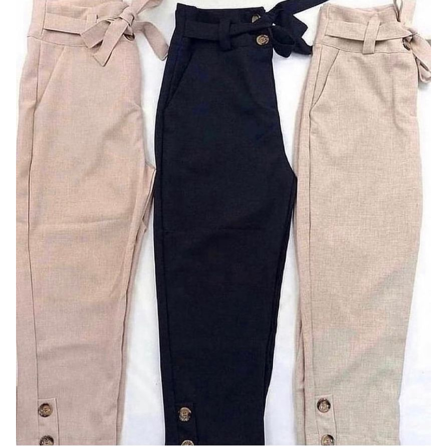 Calça linho feminina