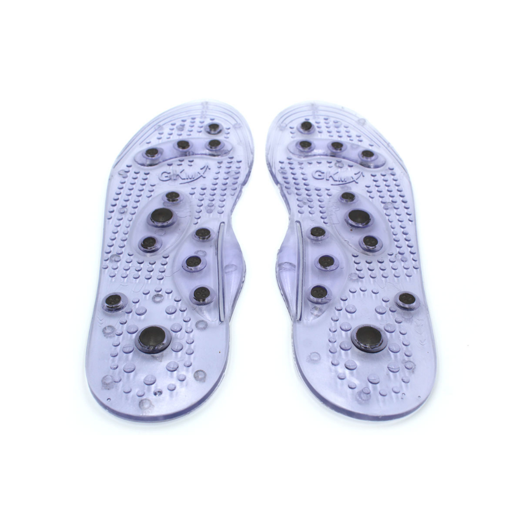 Palmilha Gel Magnética Massagem Infravermelho c/ Imã Do-in Ortopédica Anti Dor