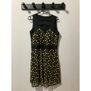 [BRECHÓ] Vestido Rework Preto com Renda [BRECHO] em Oferta na Shopee