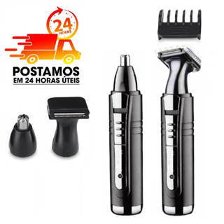 Maquininha Lamina Tirar Pelo Nariz Barba Cabelo 2 em 1 Aparador de Pelos Corpo Peito Braço Pernas em Oferta na Shopee