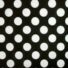 TNT Estampado Preto Com Poá Branco em Oferta na Shopee