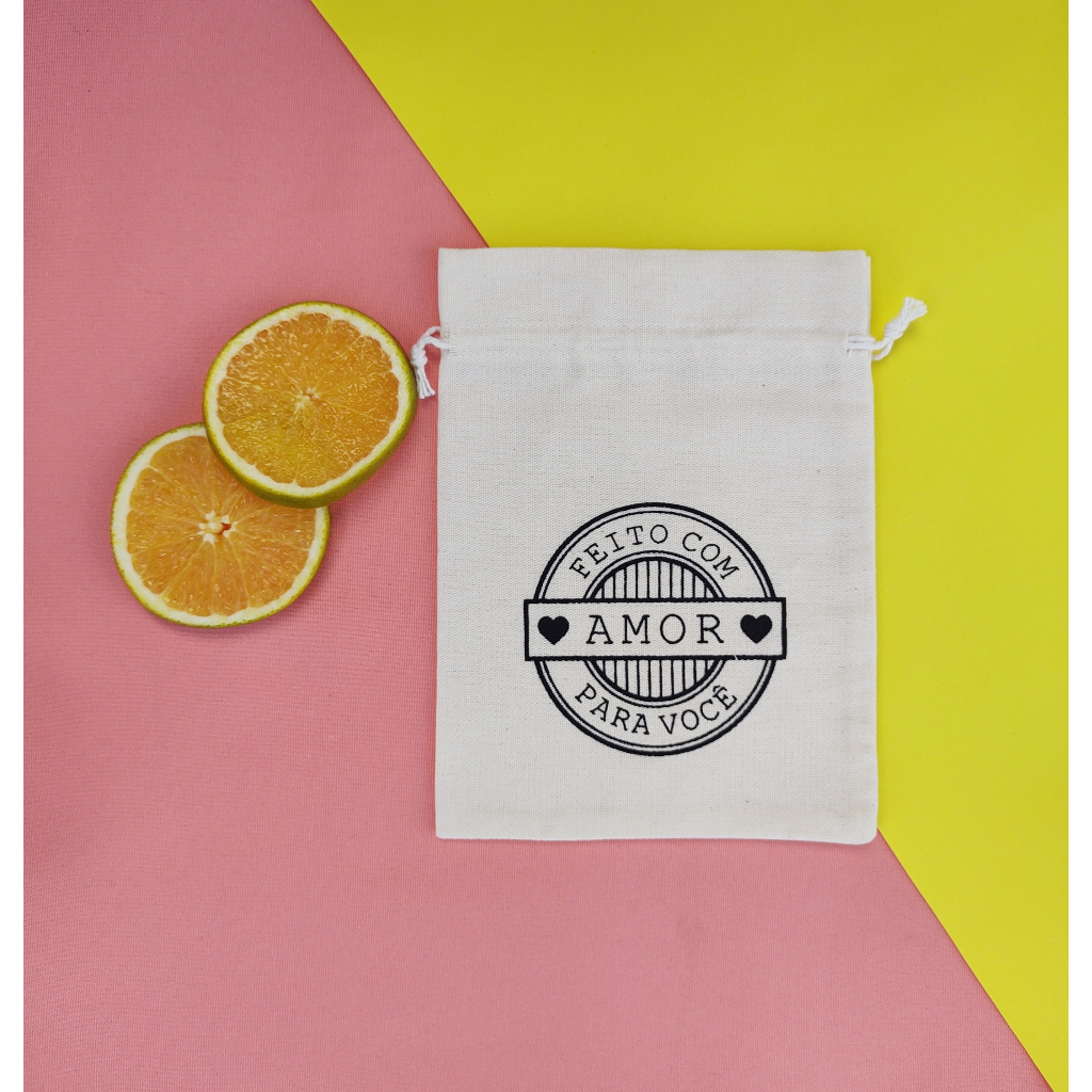 25 Saquinhos 15x20 Algodão cru para Velas artesanais, cabe copo de whisky.