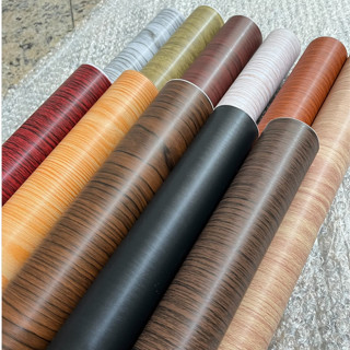 Papel de Parede Adesivo de Madeira Amadeirado Autocolante 3mx45cm com Textura Moldável para Móveis Parede Quarto Sala Cozinha Banheiro