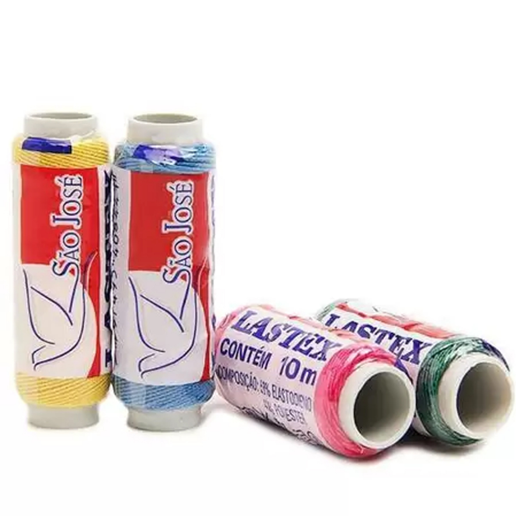 Fio Elástico Lastex 10m São José Varias Cores - 1 Retros em Oferta na Shopee