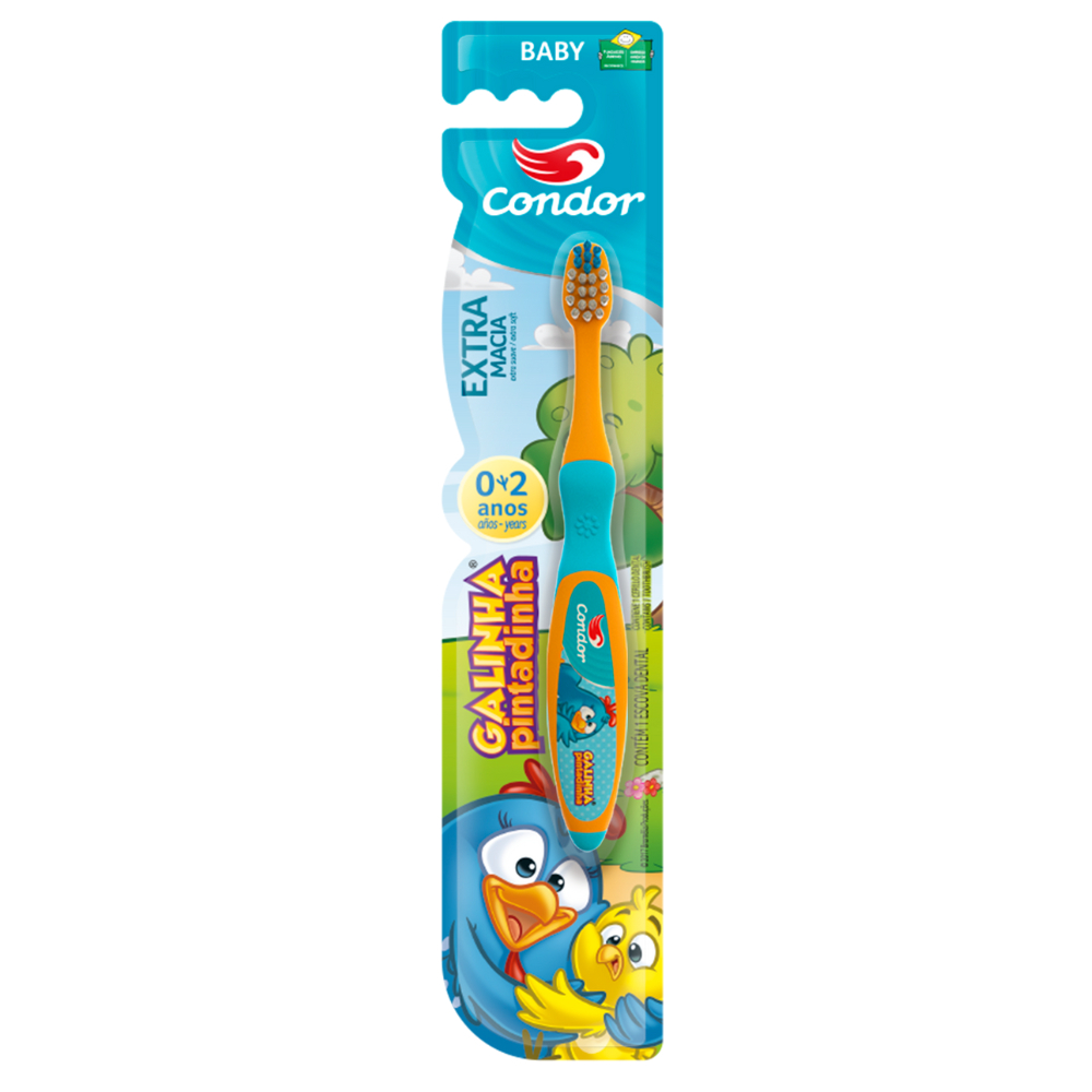 Escova Dental Baby Galinha Pintadinha - Condor