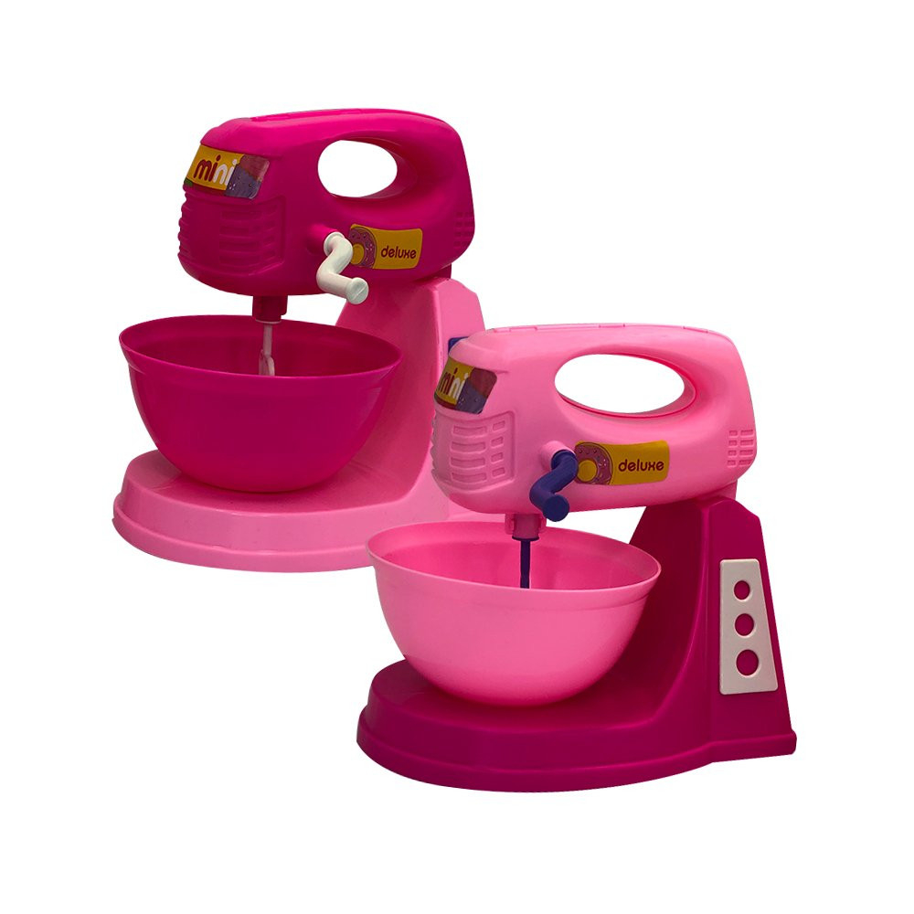 Mini Batedeira Infantil Brinquedo Infantil Casinha De Boneca Cozinha Infantil Brinquedo Interativo Menina Barbie Rosa