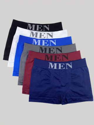Kit 5 Boxers de Microfibra / Masculino - Cores Variadas