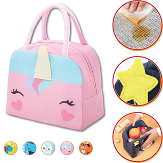 Bolsa Térmica Infantil Feminina Masculina Porta Marmita Lanche Bebida Lancheira Estudante Portátil Trabalho Fitness