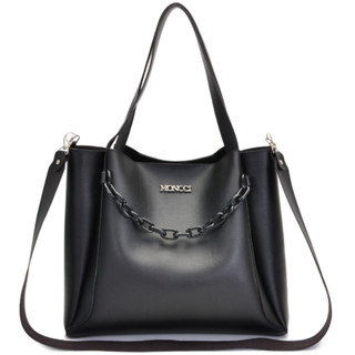 Bolsa feminina Moncci alça transversal detalhe corrente