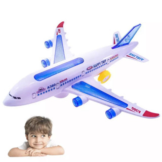 Avião De Brinquedo Jumbo Som Luz E Movimento Envio Imediato