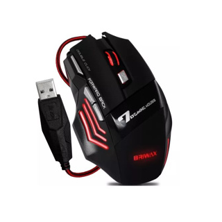 Mouse Gamer Usb Cabo Nylon 7 Botões Rgb Original Knup em Oferta na Shopee