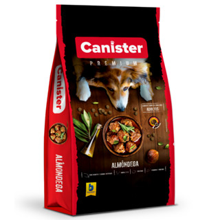 Ração Canister Premium para Cães Adultos Sabor Almôndega 25 Kg