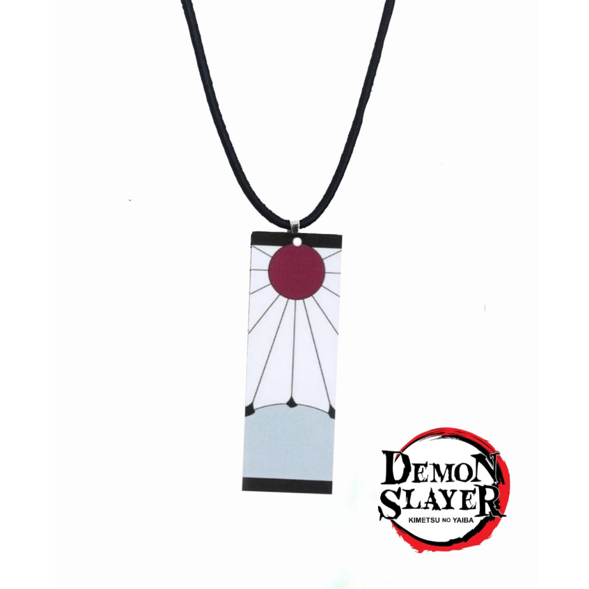 Colar Tanjiro Demon Slayer Kimetsu no Yaiba Hanafuda Anime Cosplay Geek em Oferta na Shopee