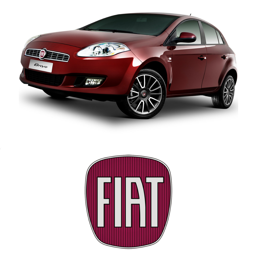 Emblema Da Grade Dianteira Bravo 2011 2012 2013 Fiat