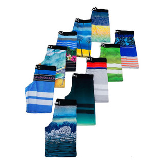 Kit com 10 Bermudas Elastano Surf Multimarcas