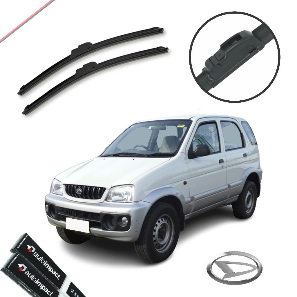 Par Limpador Parabrisa Dianteiro Original Daihatsu Terios 1997 1998 1999 Paleta Palheta Aerofit
